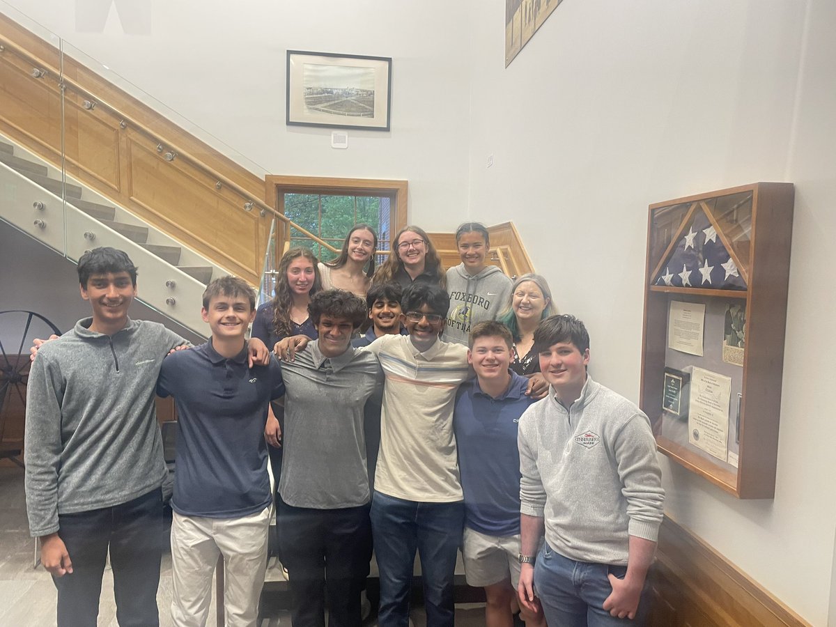 James Donovan (@foxboroughhs) on Twitter photo 