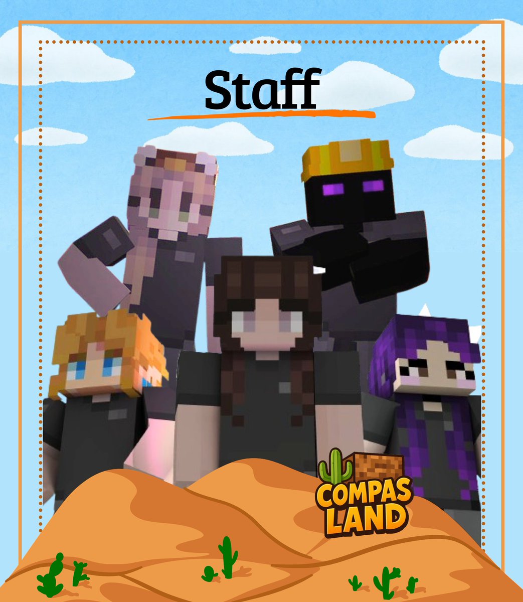 PenumbraEstudio's tweet photo. Por trás de cada grande aventura... há uma grande equipe!

Hoje apresentamos a equipe de administração e moderação do CompasLand. 

A equipe oficial. 🌵✨
(E não se esqueça de dar-lhes amor e respeito, porque sem eles nada disso seria possível!) https://t.co/u7iJpS5sUz
