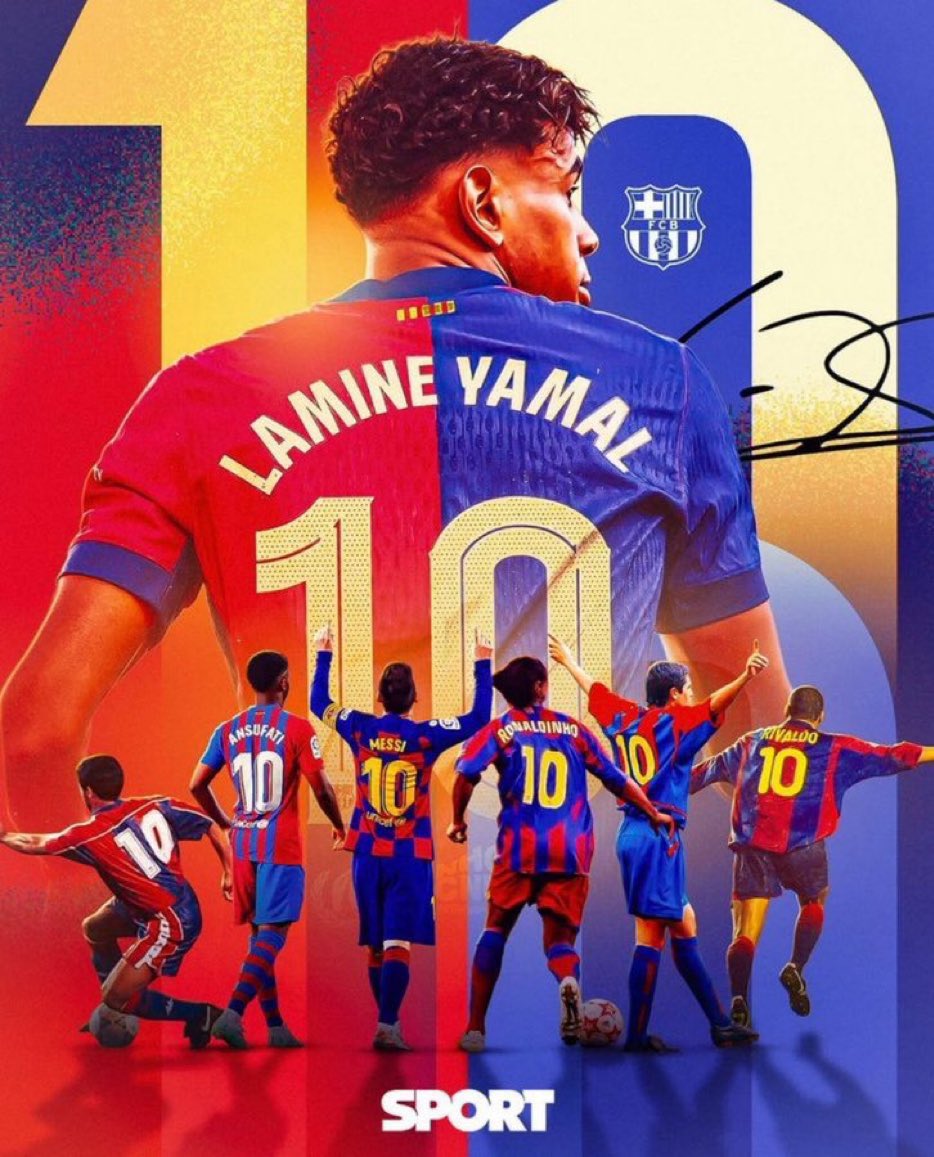 ラミンヤマルの来シーズン10番決定！ もう楽しみでしょうがない