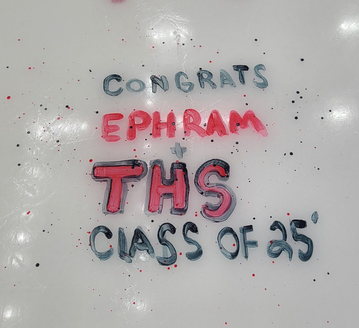 BWerner1180's tweet photo. @TriadKnights @TriadHighSchool @TriadNews Had our yearly STH Blues Paint The Ice today...Big Shout Out to Ephram Werner (Go Navy) and the rest of the Class Of 25'! @StLouisBlues @NHL https://t.co/HjFz6b668R