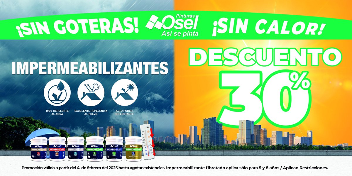 MiradorPintOsel's tweet image. 🚨 ¡No esperes más! Descubre todo lo que OSEL puede hacer por tu hogar.
 📞 Contáctanos hoy: 442 328 7511
 🔗pinturasoselmirador.com.mx   #pinturasoselmiradorqro  #Osel  #oselmiradorqro  #impermeabilizante