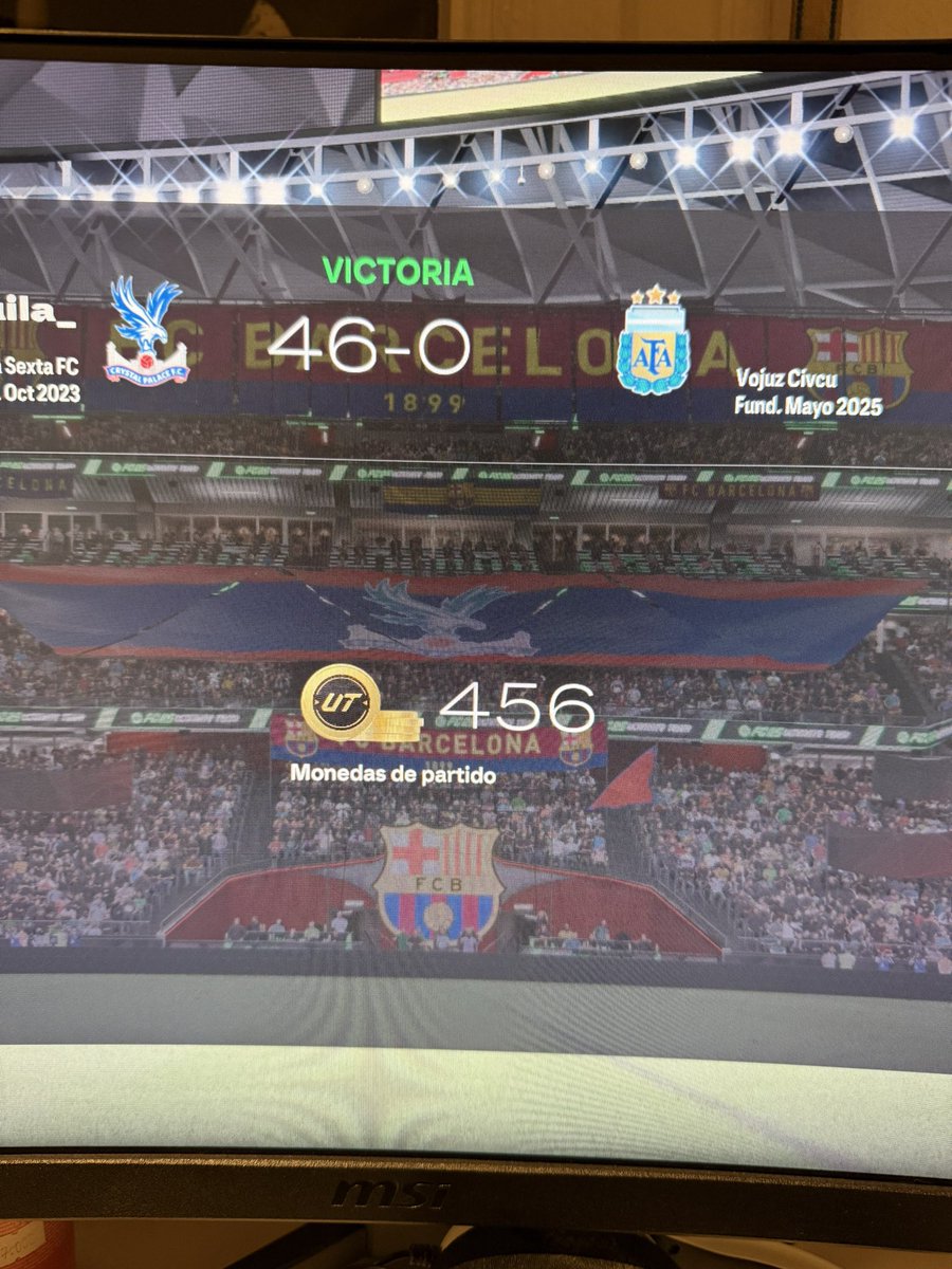 pol73359848's tweet photo. @JuniorSintress Easy a la segunda, me quede a uno en la primera, cuando te faltan 2 goles la maquina empieza a perder el tiempo https://t.co/bzz87kBmKb