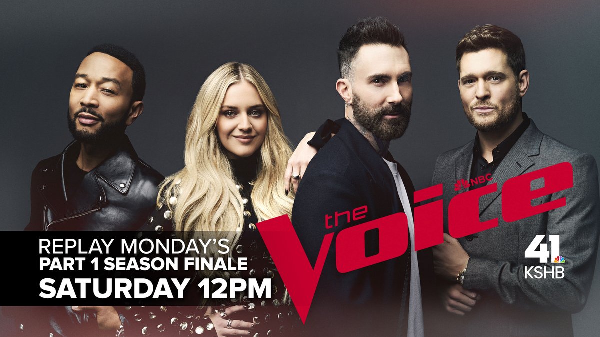 38TheSpot (@38thespot) on Twitter photo You love <a href="/nbc/">NBC Entertainment</a>'s @nbcthevoice?! So do we! Check out Part 2 of The Voice season finale at 7 PM on @kshb41. Saturday at 12 PM, we will air Part 1 of the season finale on KSHB 41 for those viewers who may have not been able to watch certain portions due to severe weather Monday. You love <a href="/nbc/">NBC Entertainment</a>'s @nbcthevoice?! So do we! Check out Part 2 of The Voice season finale at 7 PM on @kshb41. Saturday at 12 PM, we will air Part 1 of the season finale on KSHB 41 for those viewers who may have not been able to watch certain portions due to severe weather Monday.