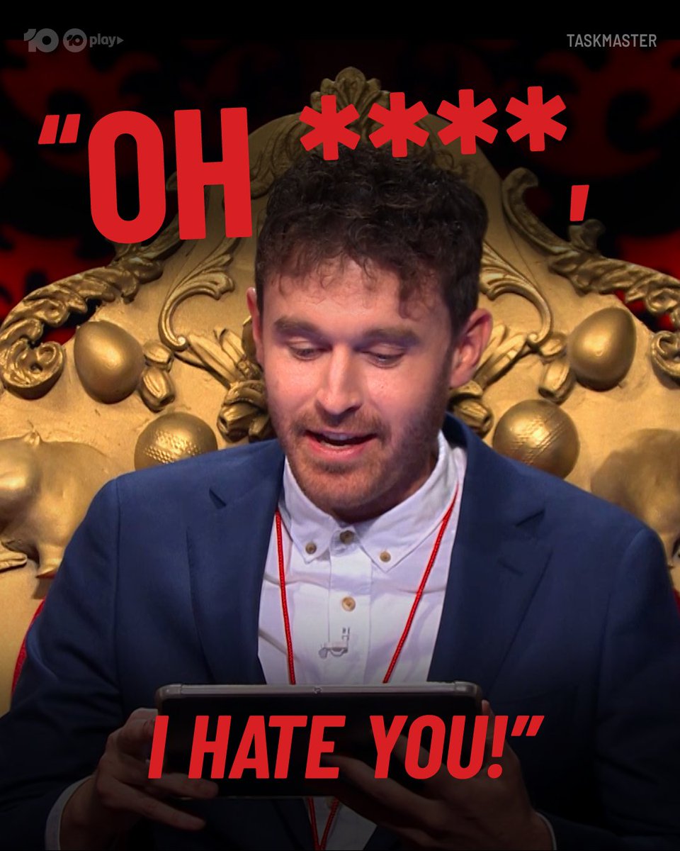 TaskMasterAU's tweet image. When you overhear this on one of our next tasks, you have to tune in to find out what it's about! 😬

#TaskmasterAU | 7.30 Thursday on @Channel10AU and 10 Play