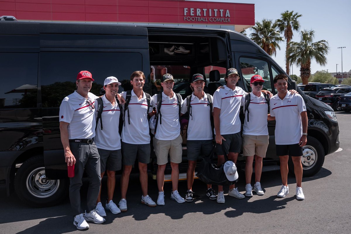 UNLVGolf's tweet image. Next stop ➡️ @OmniLaCosta 😎

#GoRebs #nattybound #NCAAGolf