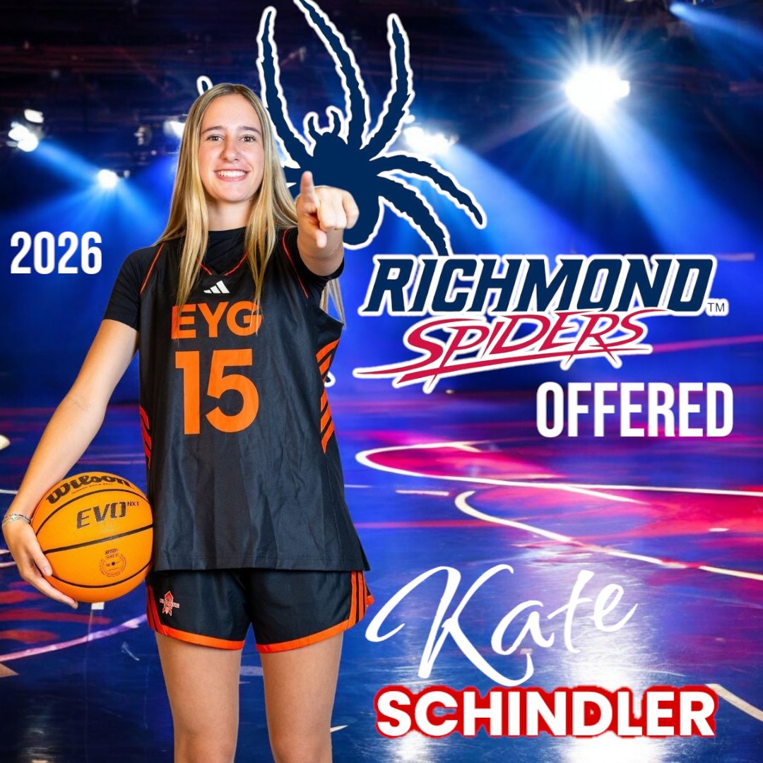 Elevate Elite (@elevate_elite) on Twitter photo Congrats to 2026 W <a href="/kateschindler20/">Kate Schindler</a> on picking up an offer from <a href="/SpiderWBBall/">Richmond Women’s Basketball</a> today! One of the best shooters in her class! #3SSB #EYG 📈⏫️ Congrats to 2026 W <a href="/kateschindler20/">Kate Schindler</a> on picking up an offer from <a href="/SpiderWBBall/">Richmond Women’s Basketball</a> today! One of the best shooters in her class! #3SSB #EYG 📈⏫️