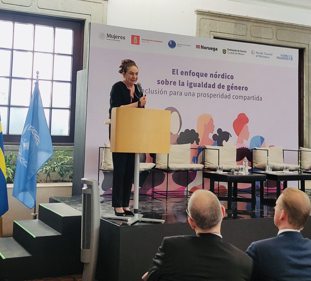 Participamos en el evento “El enfoque nórdico sobre la igualdad de género: inclusión para una prosperidad compartida”, un espacio de diálogo entre países nórdicos, instituciones mexicanas, sector privado, academia, ONGs y organismos internacionales. 🇲🇽🤝🇳🇴🇸🇪🇫🇮🇩🇰

👉🏽Conversamos
