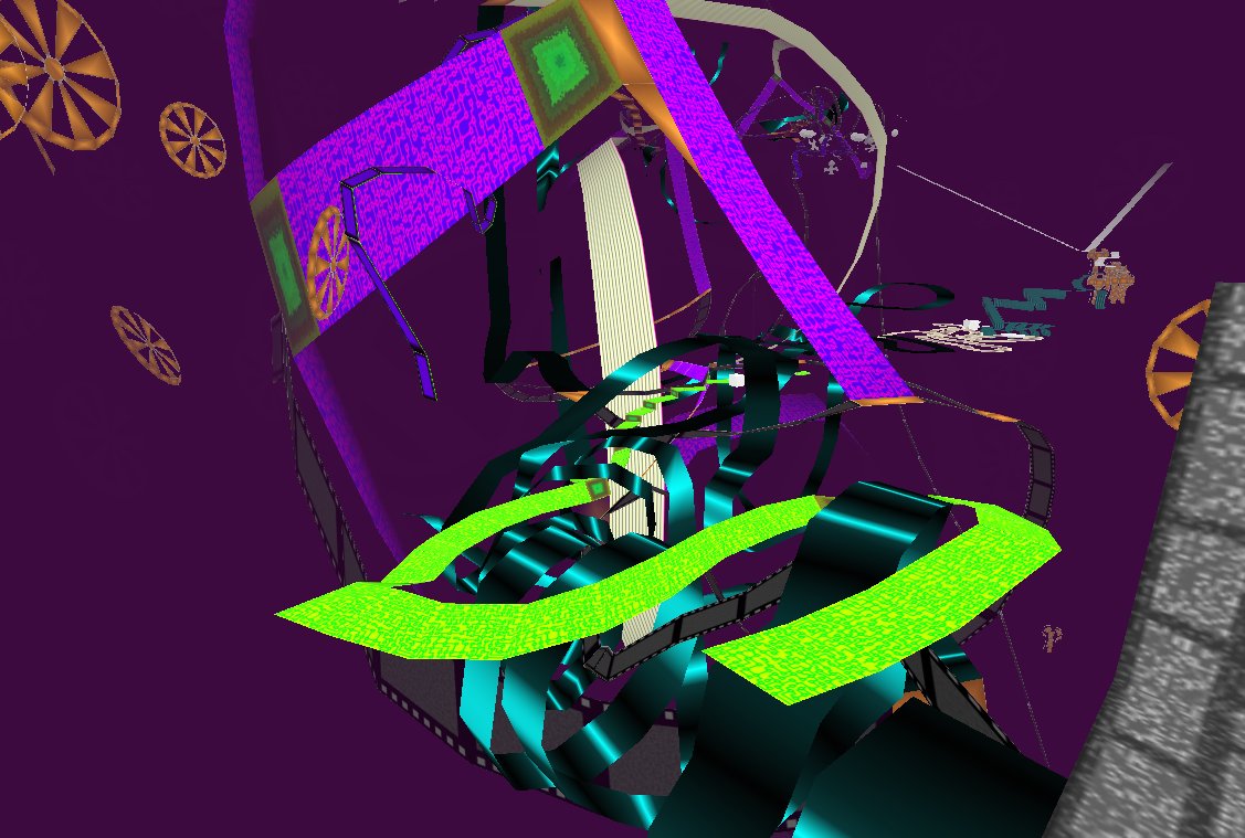 Godway_Games's tweet photo. working on this level for #Thrack while talking to friends online has left me nauseated. I hope you appreciate the surrealism of the complex geometry. https://t.co/eE81jEP2Nc