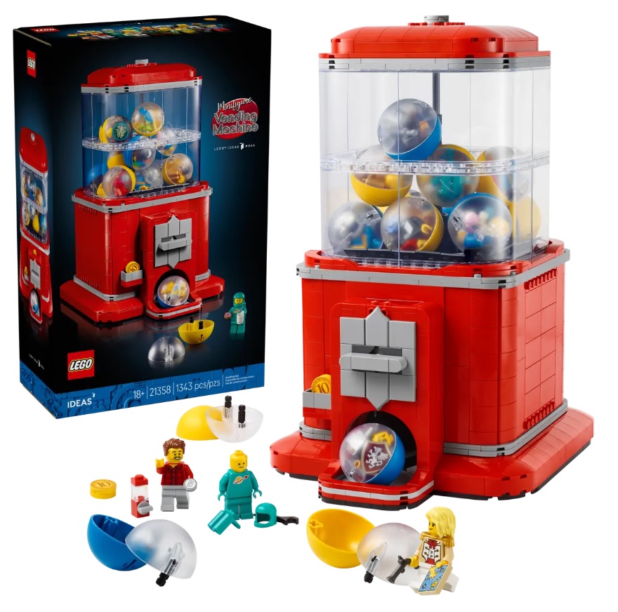 ToysNBricks's tweet photo. Upcoming 18+ LEGO IDEAS 21358 Minifigure Vending Machine Summer June 2025 Set Images, Prices & Release Dates Revealed
Details Here: https://t.co/uiaSlUNY6c
#legoideas #legonews #legocreations #legomoc https://t.co/wCzDussEy1
