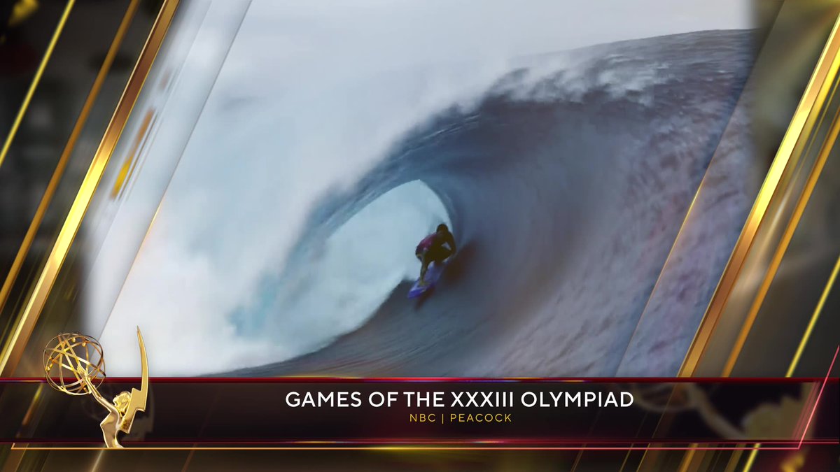 The #SportsEmmys Award for Outstanding Interactive Experience goes to Games of the XXXIII Olympiad (<a href="/NBCSports/">NBC Sports</a> <a href="/peacock/">Peacock</a>).