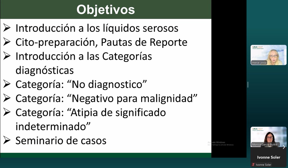 MonicaGarciaBu2's tweet photo. Kicking off our cytology session on effusions with @MerceJorda1 Get ready for pearls, pitfalls, and great cases @UMiamiPathology @CarmenGomezMD @JaylouVelez @drruizcor @martin_poveda82 @jalithsoler @MI_FUCS #PathTwitter #citologia #cytology #effusions https://t.co/BjvVqhSXy8