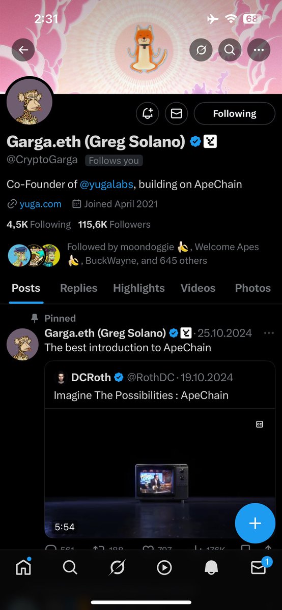 AC (@ac_blacksmith) on Twitter photo Damn. It worked!
Thank you <a href="/CryptoGarga/">Garga.eth (Greg Solano)</a>
The best club <a href="/BoredApeYC/">Bored Ape Yacht Club π</a> Damn. It worked!
Thank you <a href="/CryptoGarga/">Garga.eth (Greg Solano)</a>
The best club <a href="/BoredApeYC/">Bored Ape Yacht Club π</a>