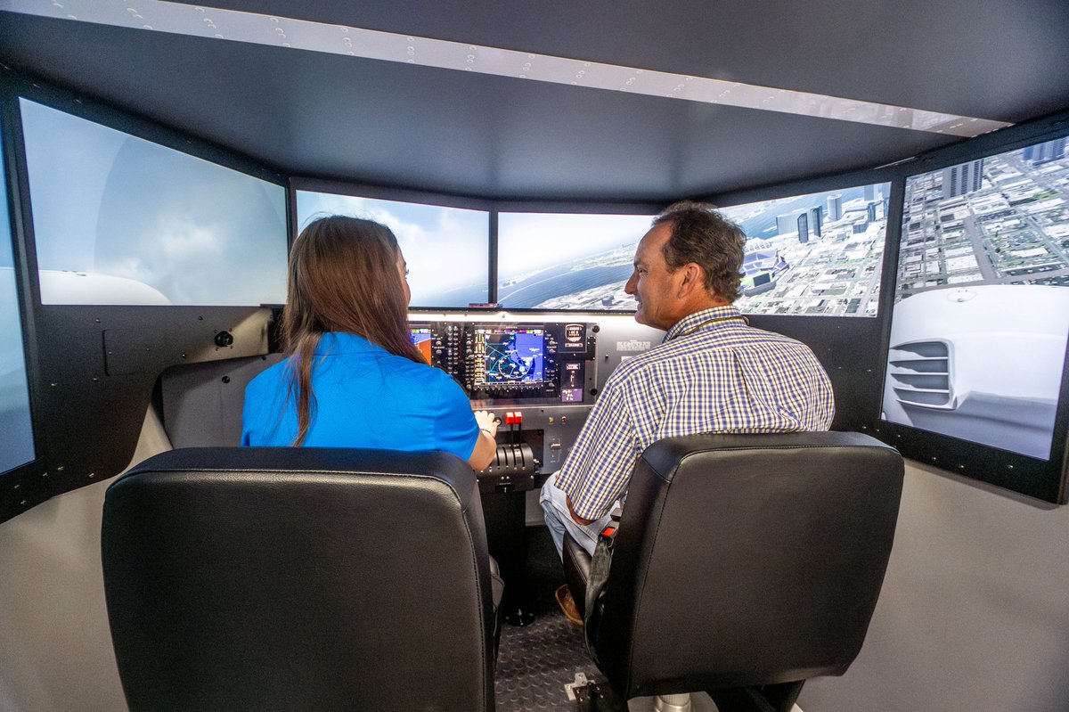 AngeloStatePres's tweet image. Today, we officially opened the ASU Aviation Training Facility, home of our commercial aviation program! This milestone wouldn’t be possible without the incredible support of our community and the many partners who helped us get here. Together, we’re soaring ever higher.