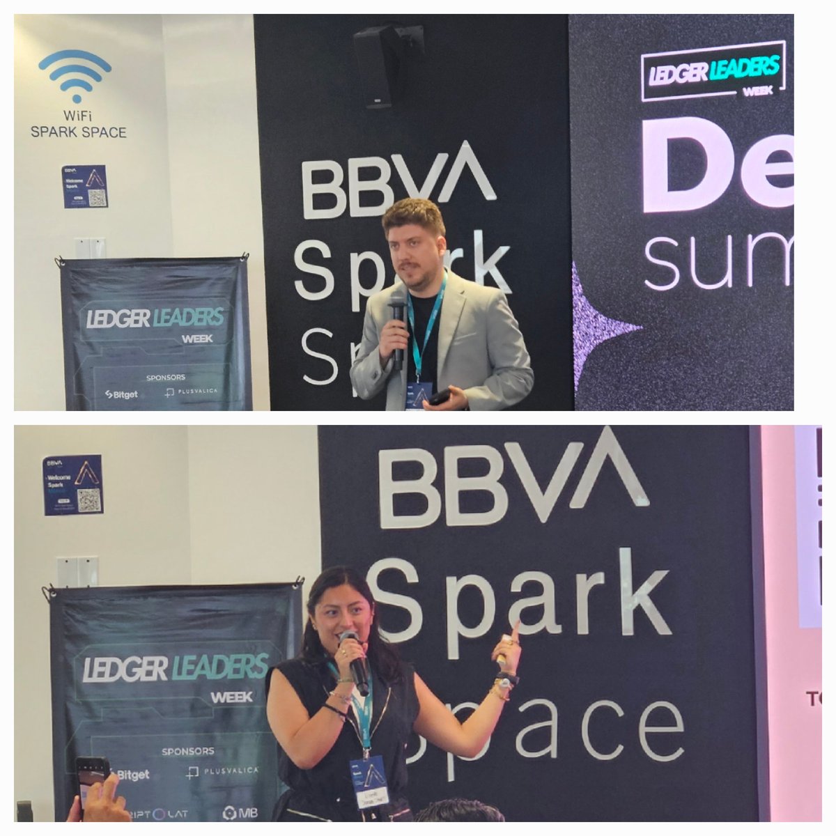 Comienza la DeAI Summit, 4to Side Event de la Ledger Leaders Week, a cargo de <a href="/ethereum_mexico/">Ethereum Mexico 🇲🇽</a> y <a href="/blockdemy/">Blockdemy 🚀</a>, en BBVA Spark.

#CryptoDeMayo