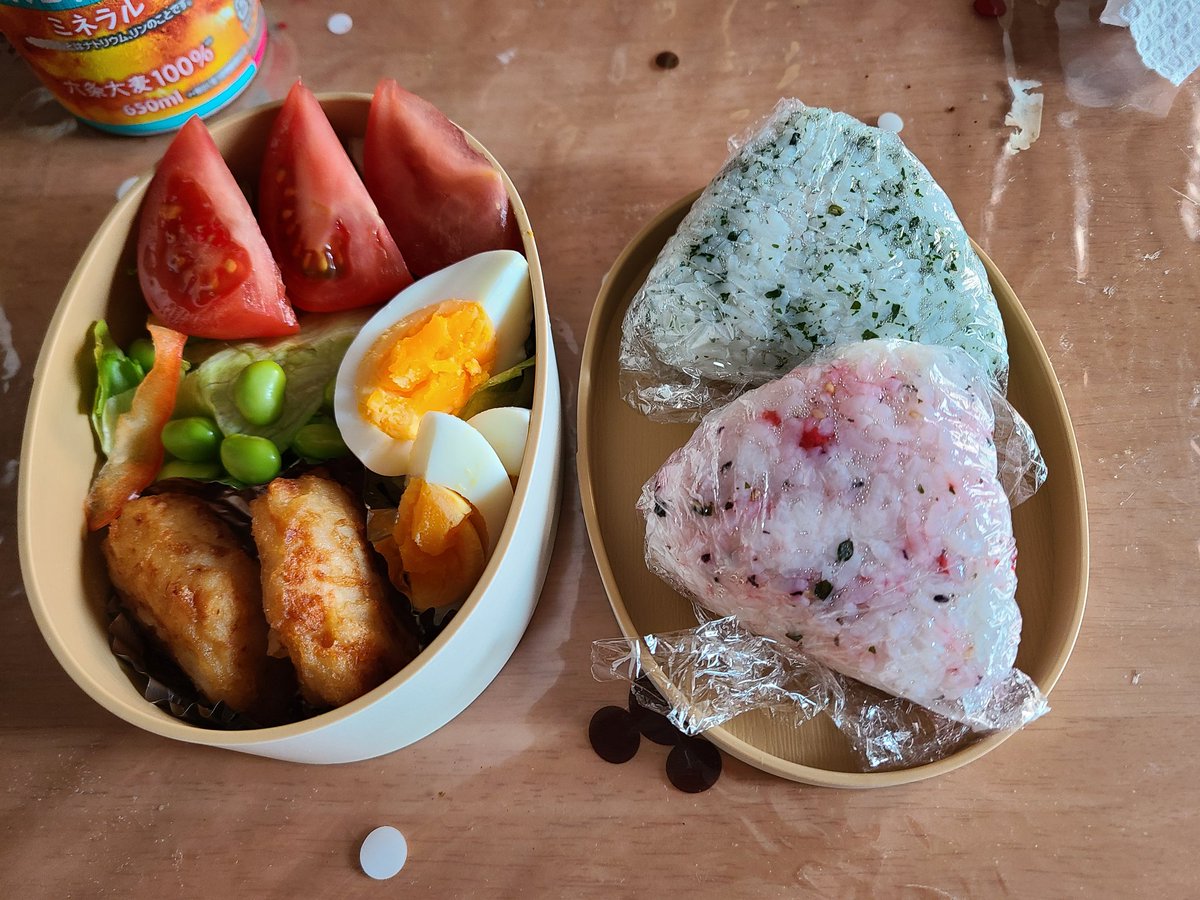 MAMASAMOMOSAN's tweet photo. おはようございます☀️

今日のお弁当です。 https://t.co/rtNMhX4W3U