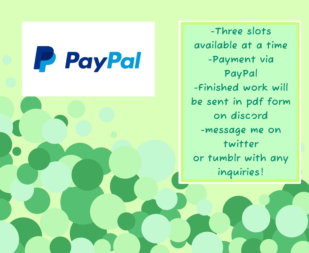 pittdpeaches's tweet image. Hello hello!
Since I will soon become a dirt poor grad student, I have decided to finally open up writing commissions! I’ll have three slots available at a time, and I will continue commissions until September 20th.