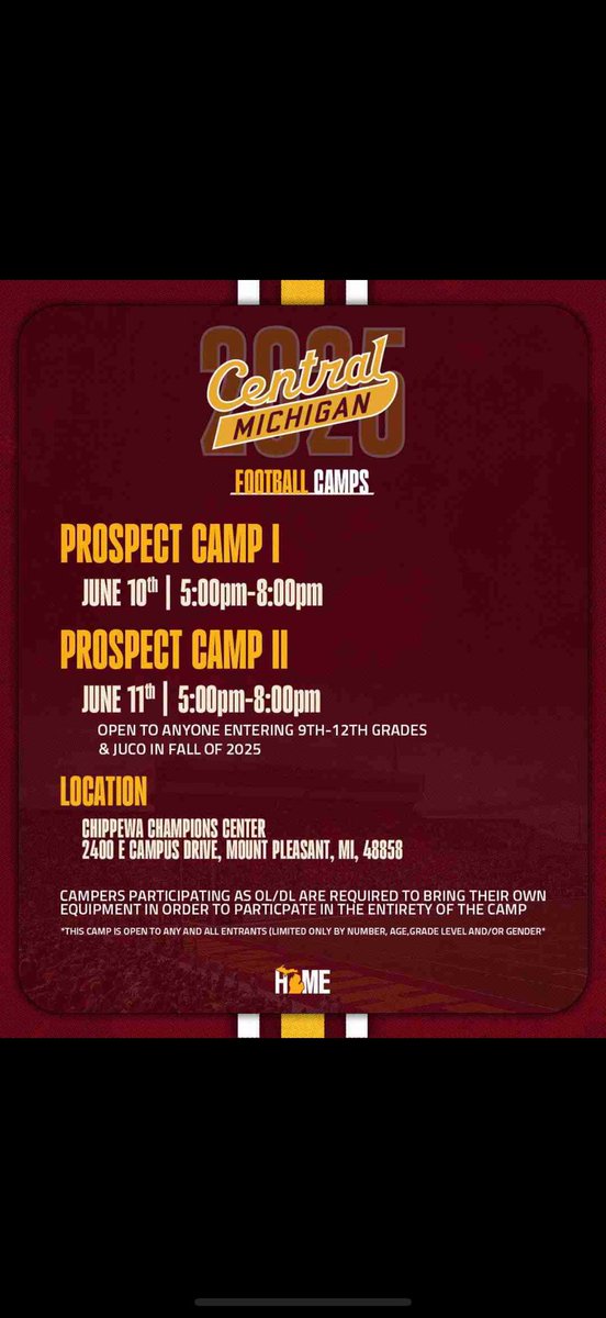 Maximus Benson (@maximusbenson08) on Twitter photo Thank you <a href="/abiiicox/">Abigayl Cox</a> <a href="/CMU_Football/">Central Michigan Football</a> for the personal camp invite! <a href="/DeepDishFB/">DEEP DISH FOOTBALL</a> <a href="/PrepRedzoneIL/">Prep Redzone Illinois</a> <a href="/Hono_Football/">Hononegah Football</a> Thank you <a href="/abiiicox/">Abigayl Cox</a> <a href="/CMU_Football/">Central Michigan Football</a> for the personal camp invite! <a href="/DeepDishFB/">DEEP DISH FOOTBALL</a> <a href="/PrepRedzoneIL/">Prep Redzone Illinois</a> <a href="/Hono_Football/">Hononegah Football</a>