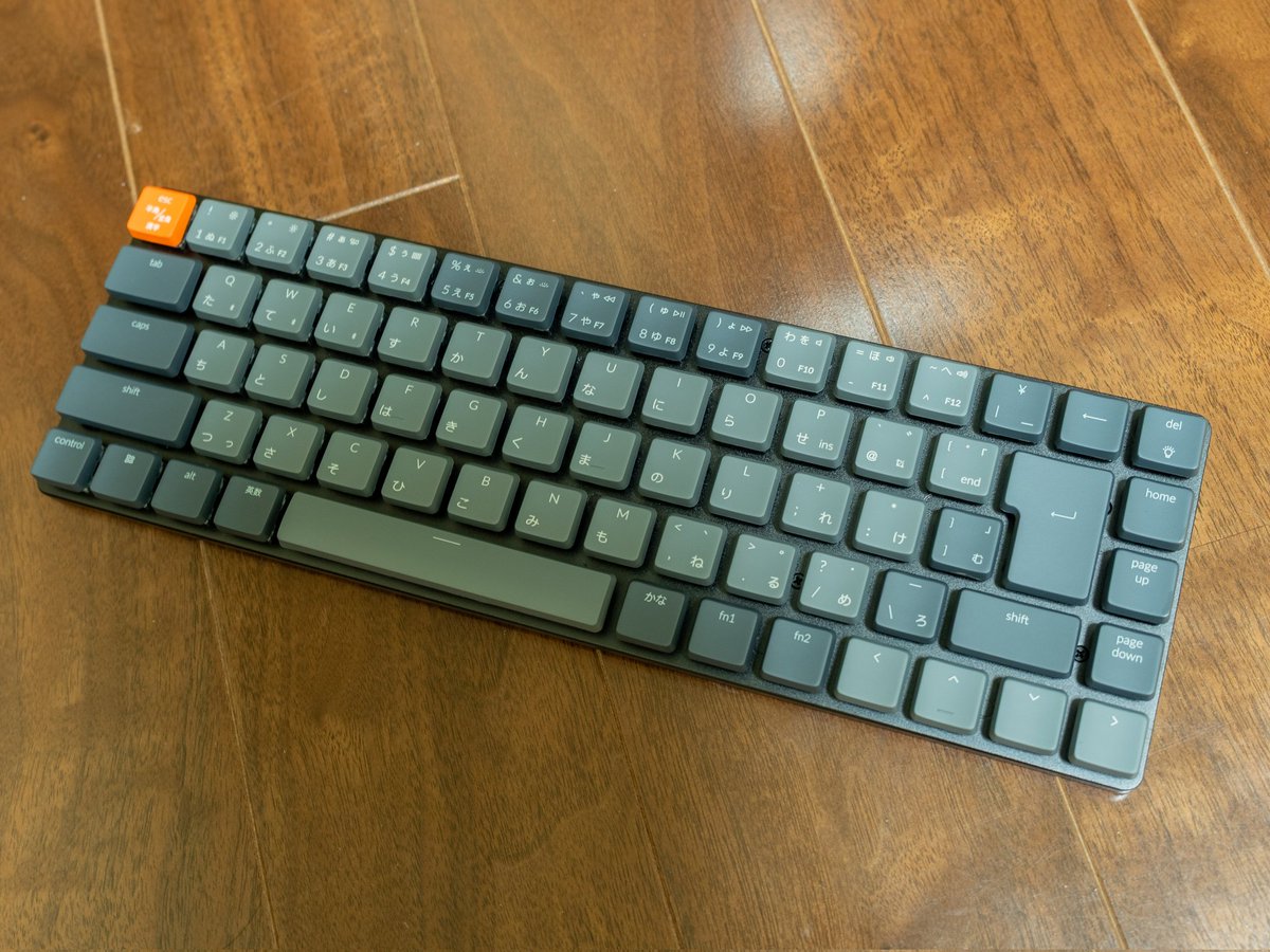 miiyon's tweet photo. キーボード新調してミント軸を試してみてる(かなり重たいタクタイルスイッチ) https://t.co/8KAKWzL53Z