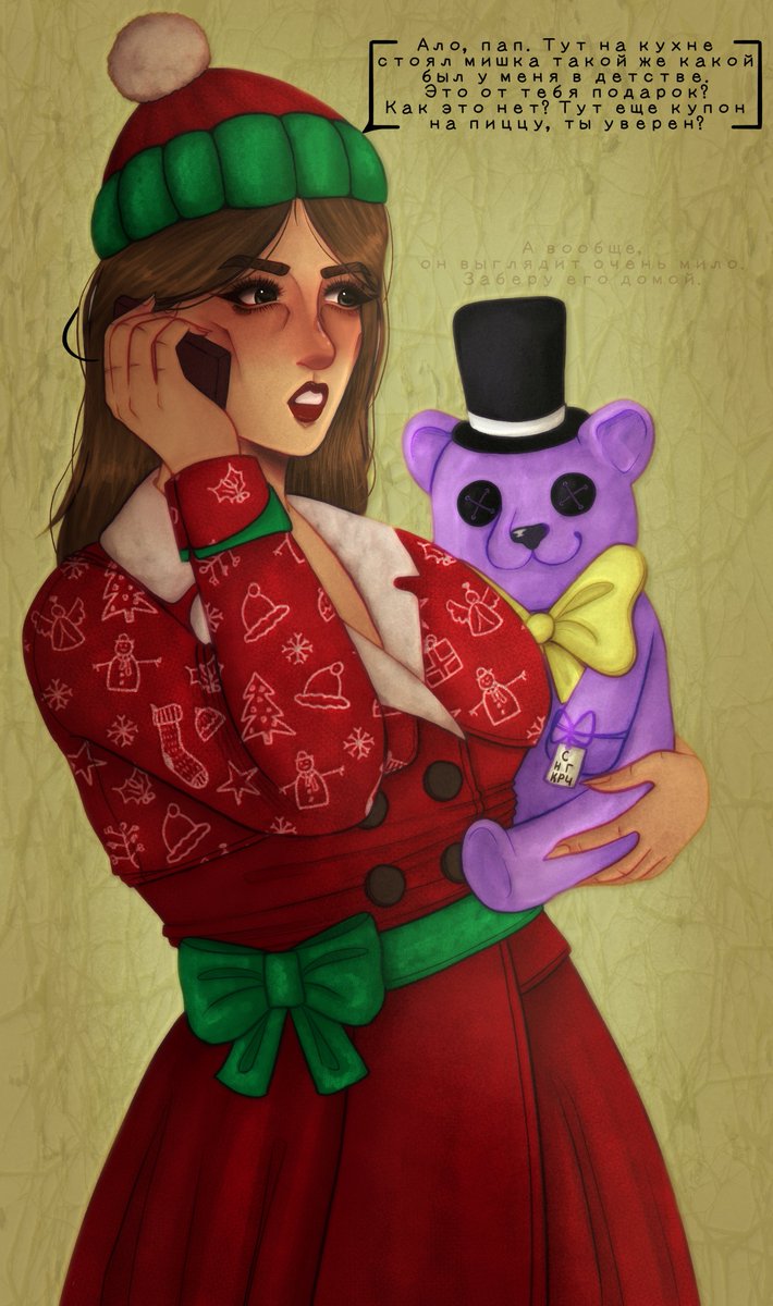 PlumsStock's tweet image. Secret Santa postcard
#dbd
#DeadByDaylight
#dbdJane
#JaneRomero
#dbdfanart