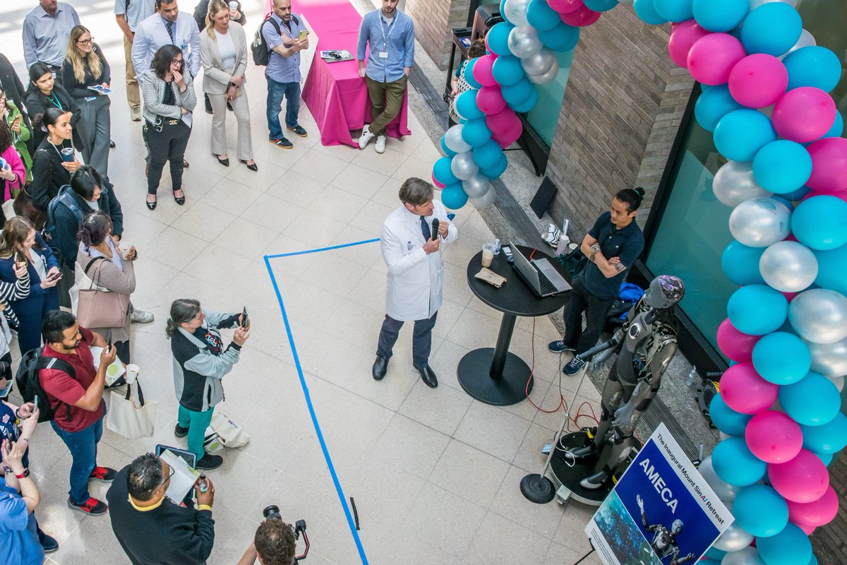 AIHealthMtSinai's tweet image. What an inspiring start to the week! 🎉
Sharing initial highlights from the Inaugural Mount SinAI Retreat at @IcahnMountSinai - a day dedicated to cutting-edge research, visionary leadership, and hands-on innovation at the intersection of #AI, medicine, and human health!