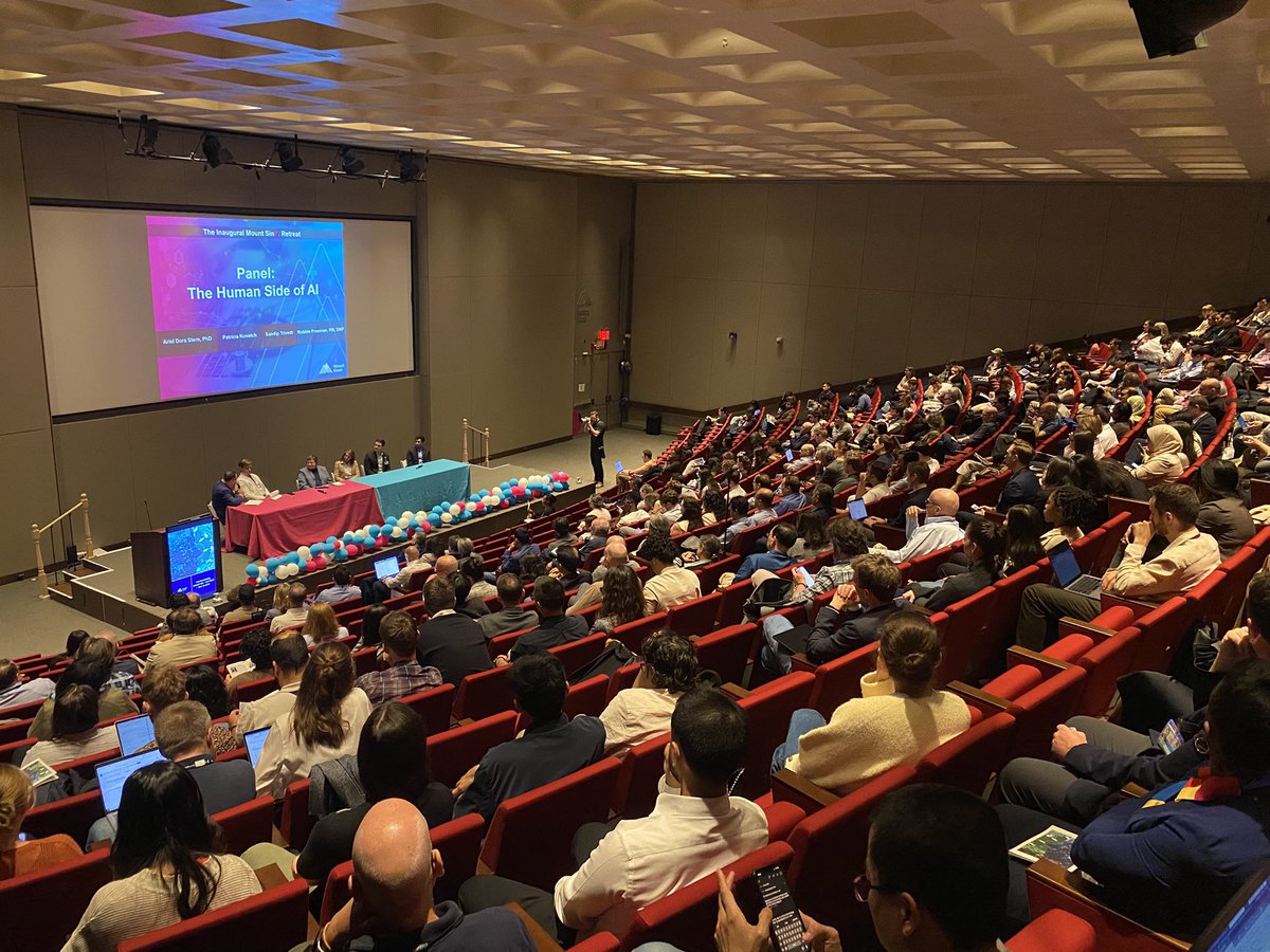 AIHealthMtSinai's tweet image. What an inspiring start to the week! 🎉
Sharing initial highlights from the Inaugural Mount SinAI Retreat at @IcahnMountSinai - a day dedicated to cutting-edge research, visionary leadership, and hands-on innovation at the intersection of #AI, medicine, and human health!