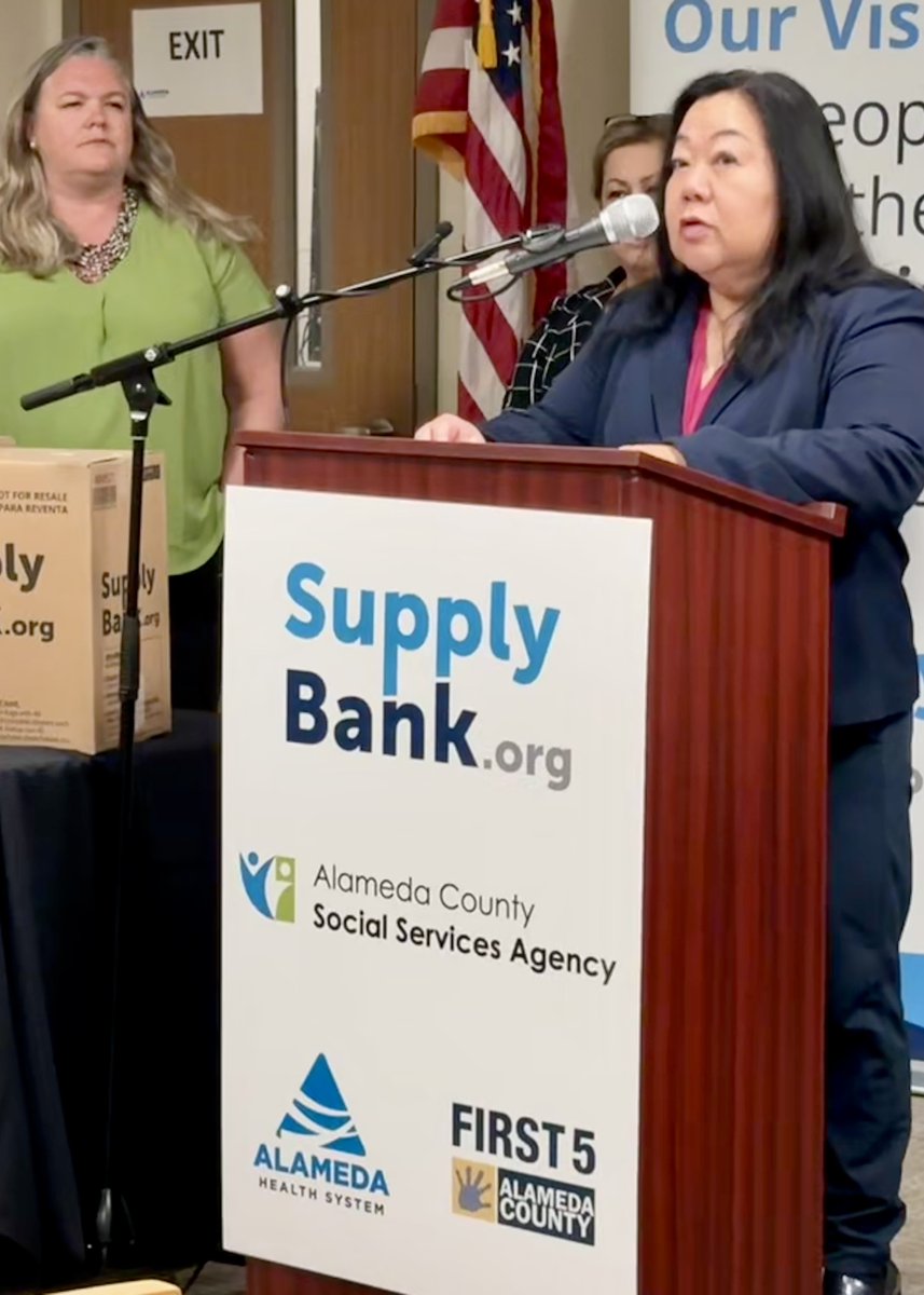 SupervisorLTam's tweet photo. I was honored to join the press conference launching Alameda County’s Diaper Bank Program — one of the largest of its kind in the nation. Proud to expand free diaper access at 50+ trusted sites.

Learn more and find a distribution site near you: https://t.co/NGPdd2WYeb https://t.co/97wGuCAAoa