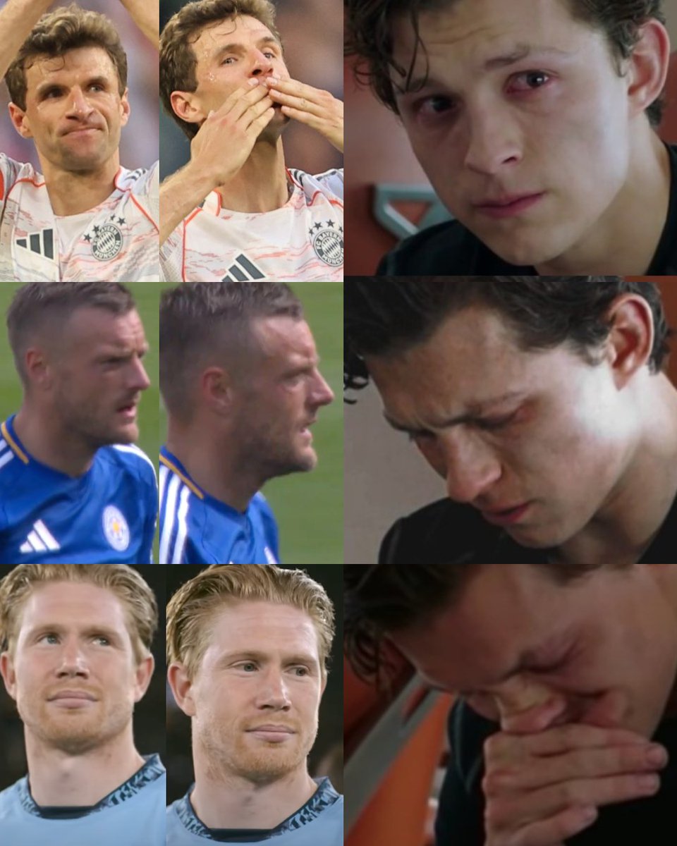 InvictosSomos's tweet photo. ➤ Thomas Müller se despidió del Bayern Munich.
➤ Jamie Vardy se despidió del Leicester City.
➤ Kevin De Bruyne se despidió del Manchester City.

Todo pasó en el último par de semanas. 

NO ESTAMOS LLORANDO, TÚ ESTÁS LLORANDO.