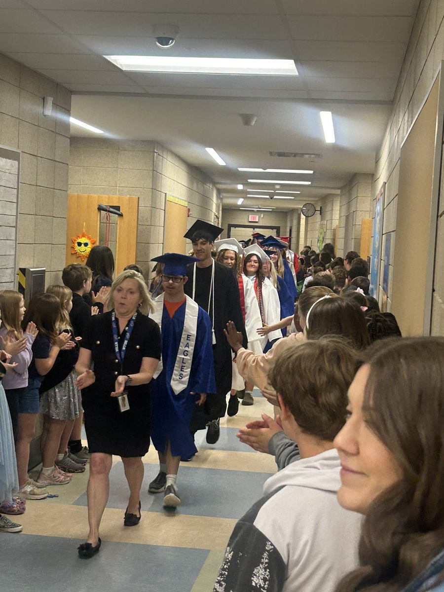 Dixie and Scott Senior Walk @ FW.  Congratulations Class of 2025!!! Once a Falcon, Always a Falcon!
