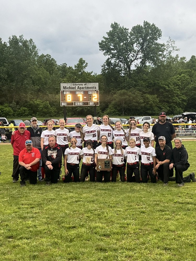 State bound!!

The girls take down Doddridge County tonight, 8-2, to advance to the state tournament. 

Let's go Vikings!