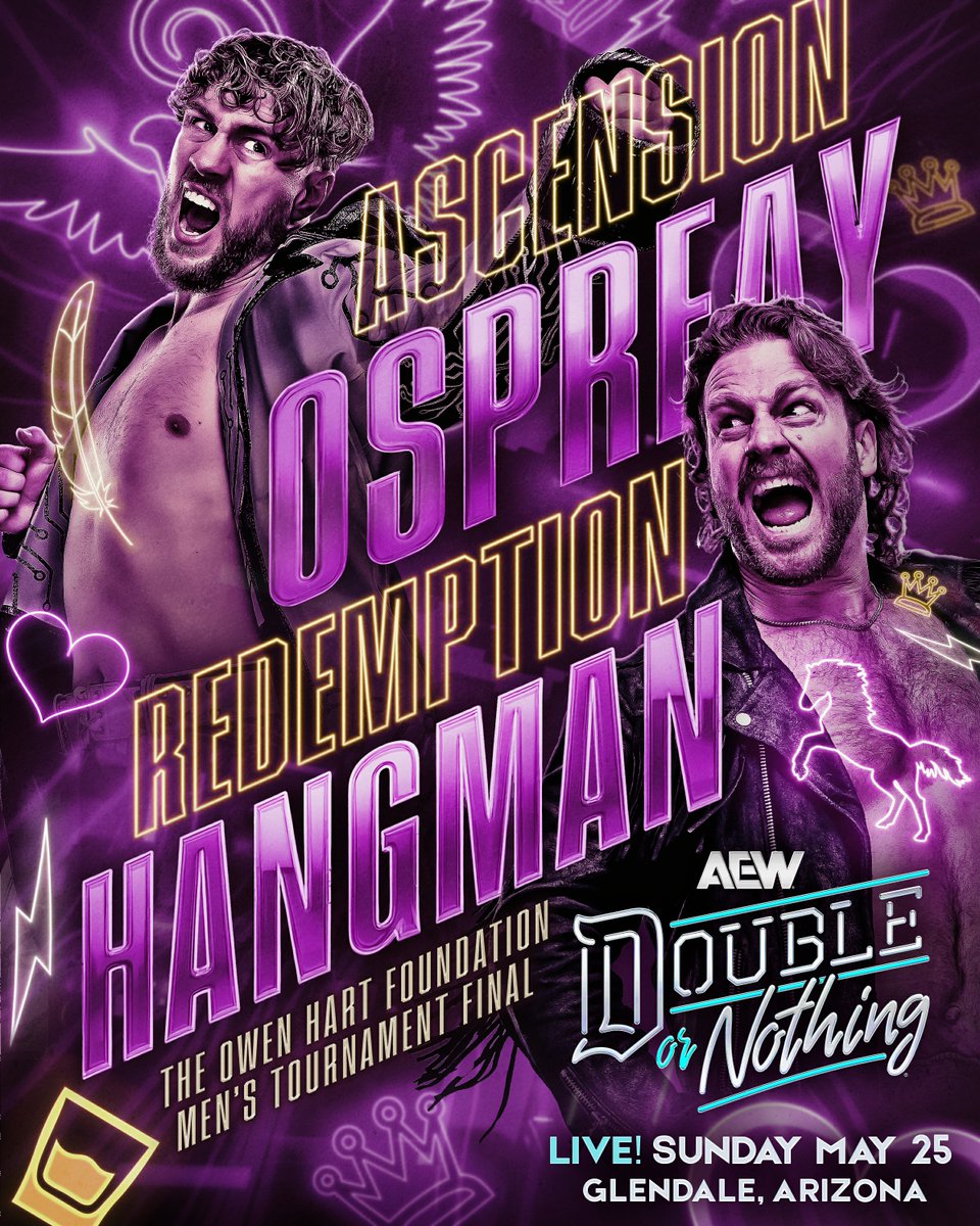 26（月）は #AEWDoN -オーエン・ハート杯 男子トーナメント決勝 ウィル