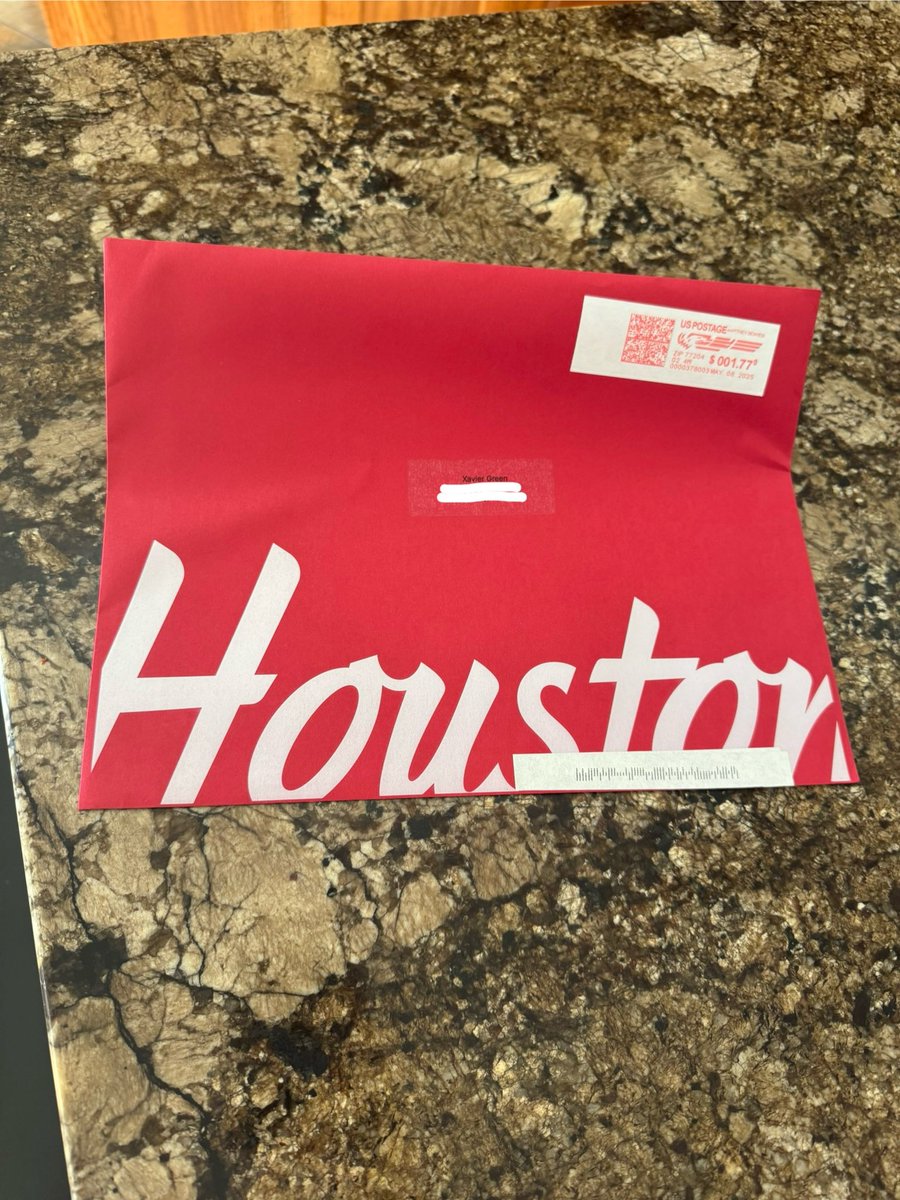 Thank you for the mail! <a href="/UHCougarFB/">Houston Football</a> <a href="/CoachSherms/">Derrick Sherman</a>