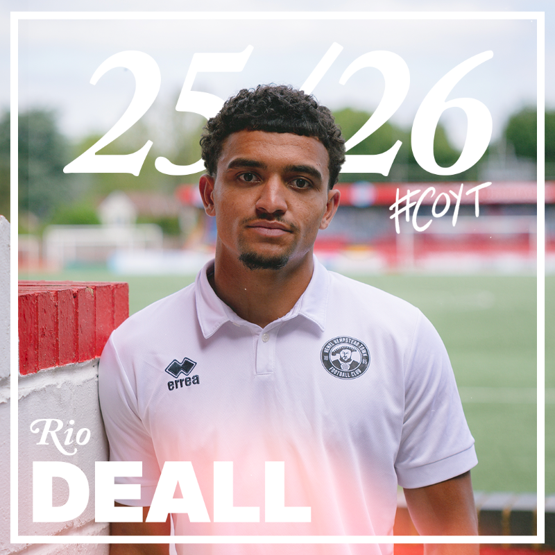 hemelfc's tweet photo. 𝑹𝑰𝑶 𝑹𝑬𝑴𝑨𝑰𝑵𝑺 𝑨 𝑻𝑼𝑫𝑶𝑹! 🤩

Hemel Hempstead Town Football Club is delighted to announce that versatile winger Rio Deall has committed to continue with the Tudors into the 25/26 season! ✍️ 

Read more about Rio below! 👇 

#COYT