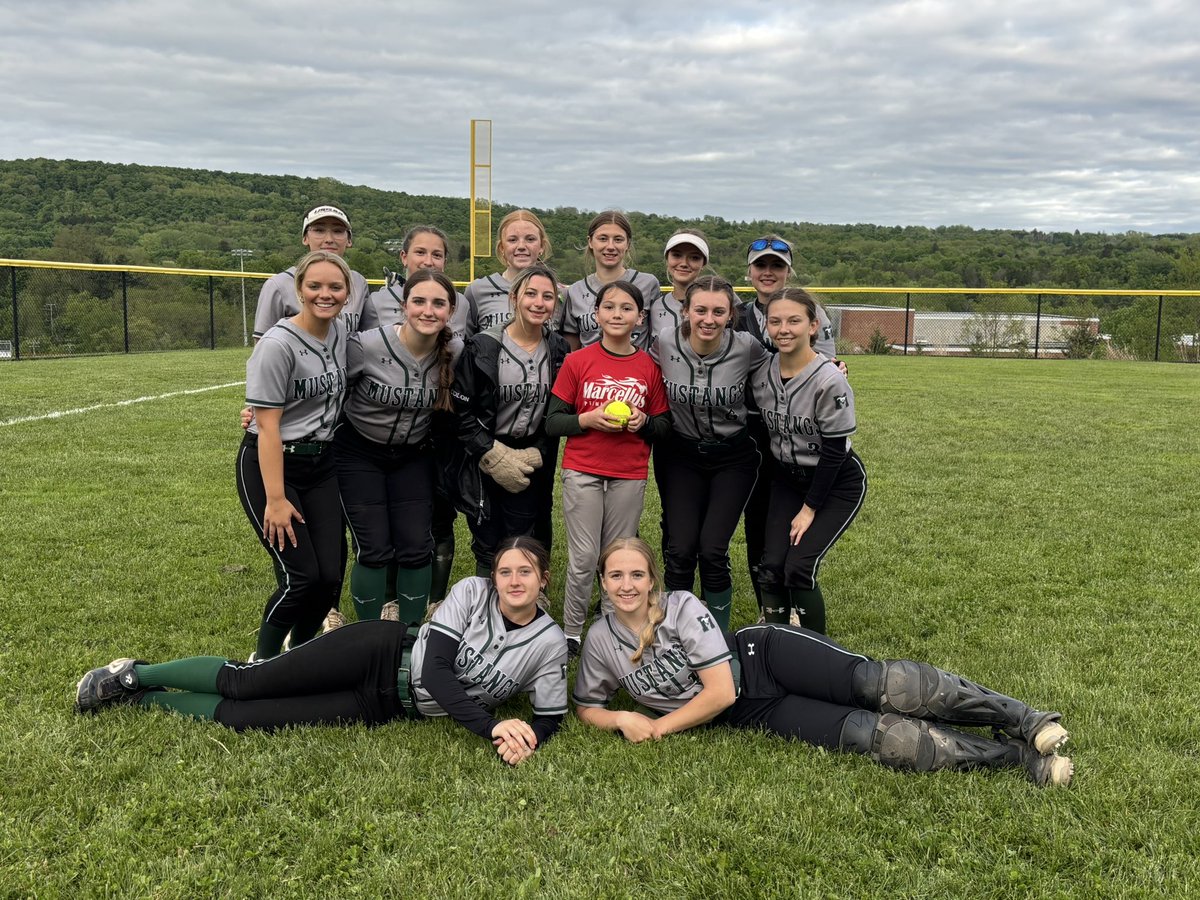The Lady Mustangs wrapped up their regular season with a 9-4 win over Solvay. Kendall LaManche went 6 innings with 11 k’s. Janzen Long closed out the 7th. Maddy Richer, Mille Novitsky, &amp; LaManche had multiple hits in the win. 🥎🐎💚 <a href="/PatSpadafore/">Pat Spadafore</a> <a href="/blackwell_phil/">Phil Blackwell</a>