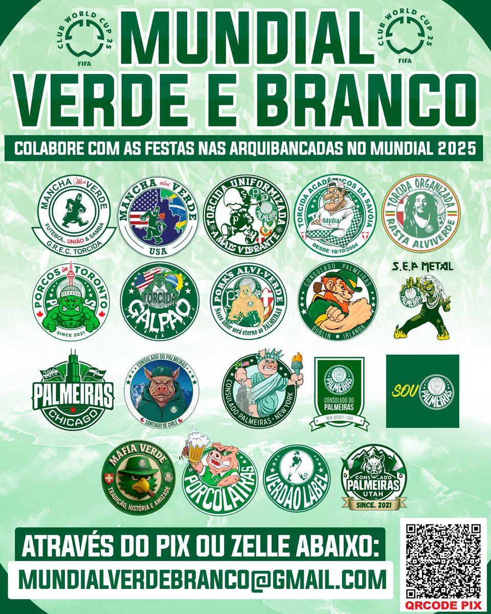 🐷🐷🐷 quem puder/quiser, bora ajudar a fazer nossa festa na arquibancada nos 🇺🇸  em busca do #bi 🏆🏆

#somostorcida