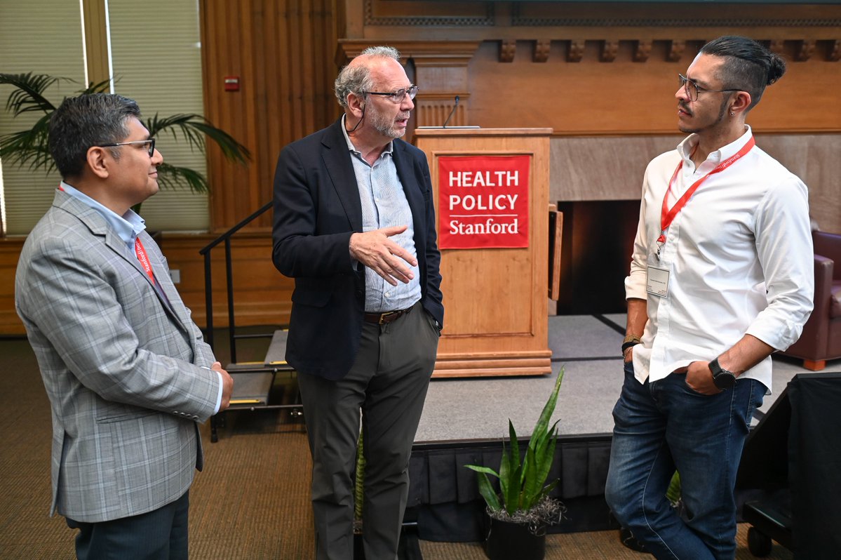 StanfordHealthPolicy (@stanfordhp) on Twitter photo Peter Piot (center) congratulates Rosekranz Prize winners 🏆🏆 <a href="/StanfordMed/">Stanford Medicine</a>'s Jorge Luis Salinas and Fernando Alarid-Escudero, both of whom are passionate about improving public health in Mexico. Alarid-Escudero intends to establish a national colorectal cancer screening program Peter Piot (center) congratulates Rosekranz Prize winners 🏆🏆 <a href="/StanfordMed/">Stanford Medicine</a>'s Jorge Luis Salinas and Fernando Alarid-Escudero, both of whom are passionate about improving public health in Mexico. Alarid-Escudero intends to establish a national colorectal cancer screening program