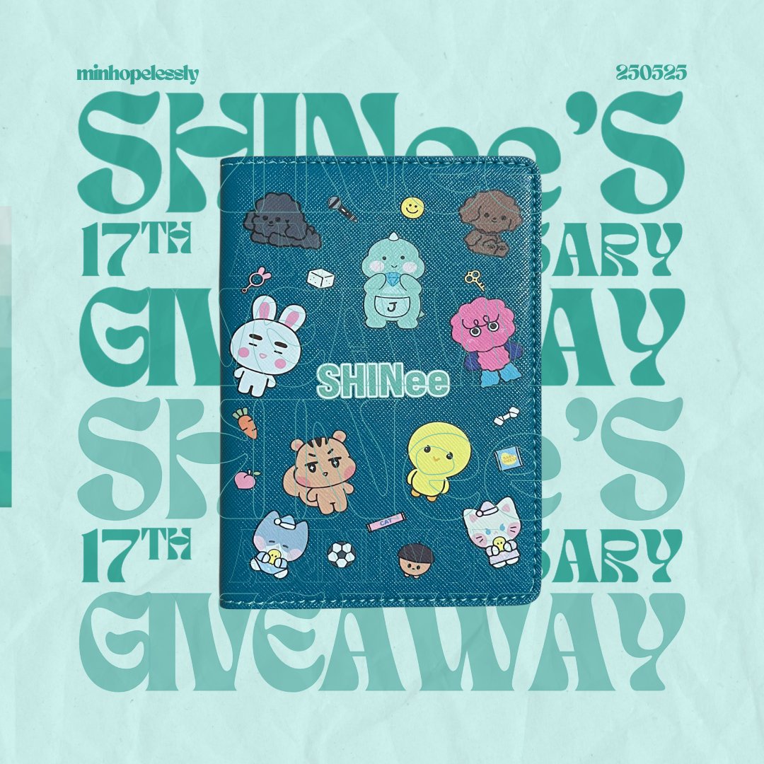 [GIVEAWAY - INA only]

Ada 1 fanmerch passport case <a href="/Minokey_Shop/">𐙚 ˚Minokey🛍️ || Minotix🎫 || Jastip 🇰🇷🇯🇵🇹🇭</a> untuk ngerayain sweet 17 SHINee 🩵

1. RT dan like tweet ini
2. Reply momen 5HINee fav kamu, tag @shinee #SHINee_PoetlArtist
3. No GA acc, pakai fanaccount Shawol (I'll check)
4. Ditunggu s/d 25 Mei 2025 20.00 WIB