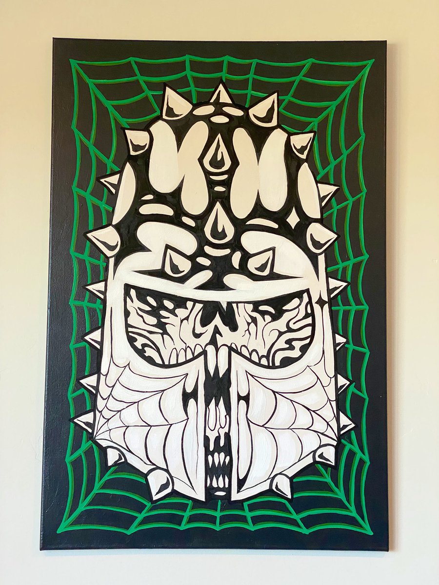 New skull painting