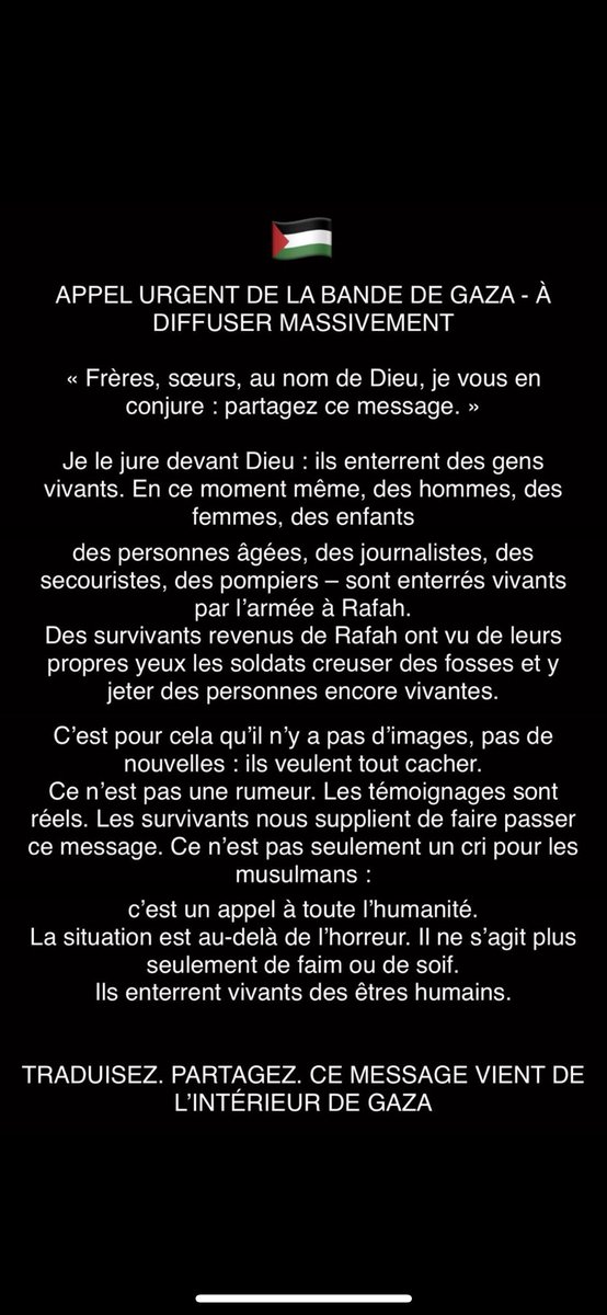 C’est une dinguerie ce qui se passe ouvrer vos yeux qu’Allah leur viennent en aide #FREEPALESTINE