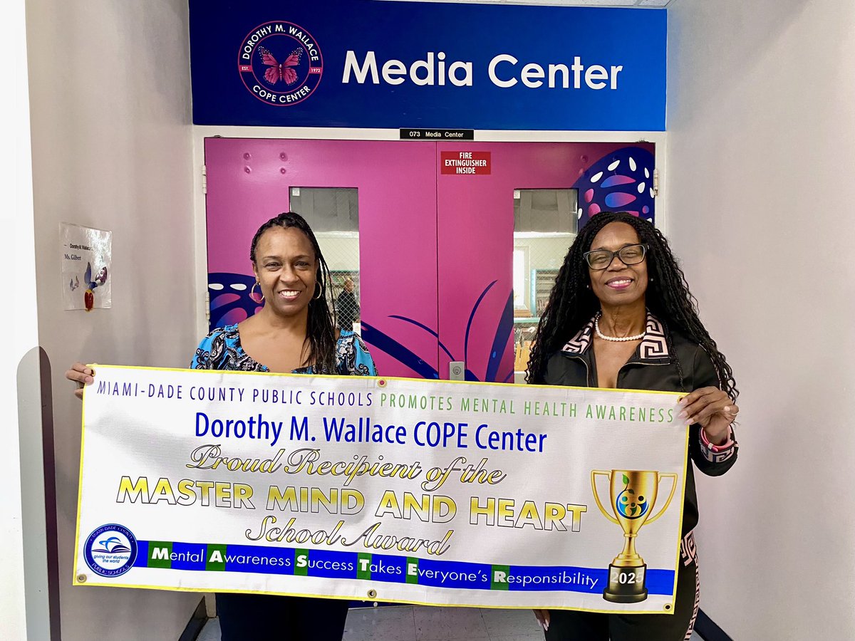 DMWCopeCenter's tweet image. Our school wins big,
earning the District Master Mind and Heart Designation! This honor serves as both a recognition of past efforts and unwavering commitment to academic excellence and heartfelt support for every student.
#YourBestChoiceMDCPS