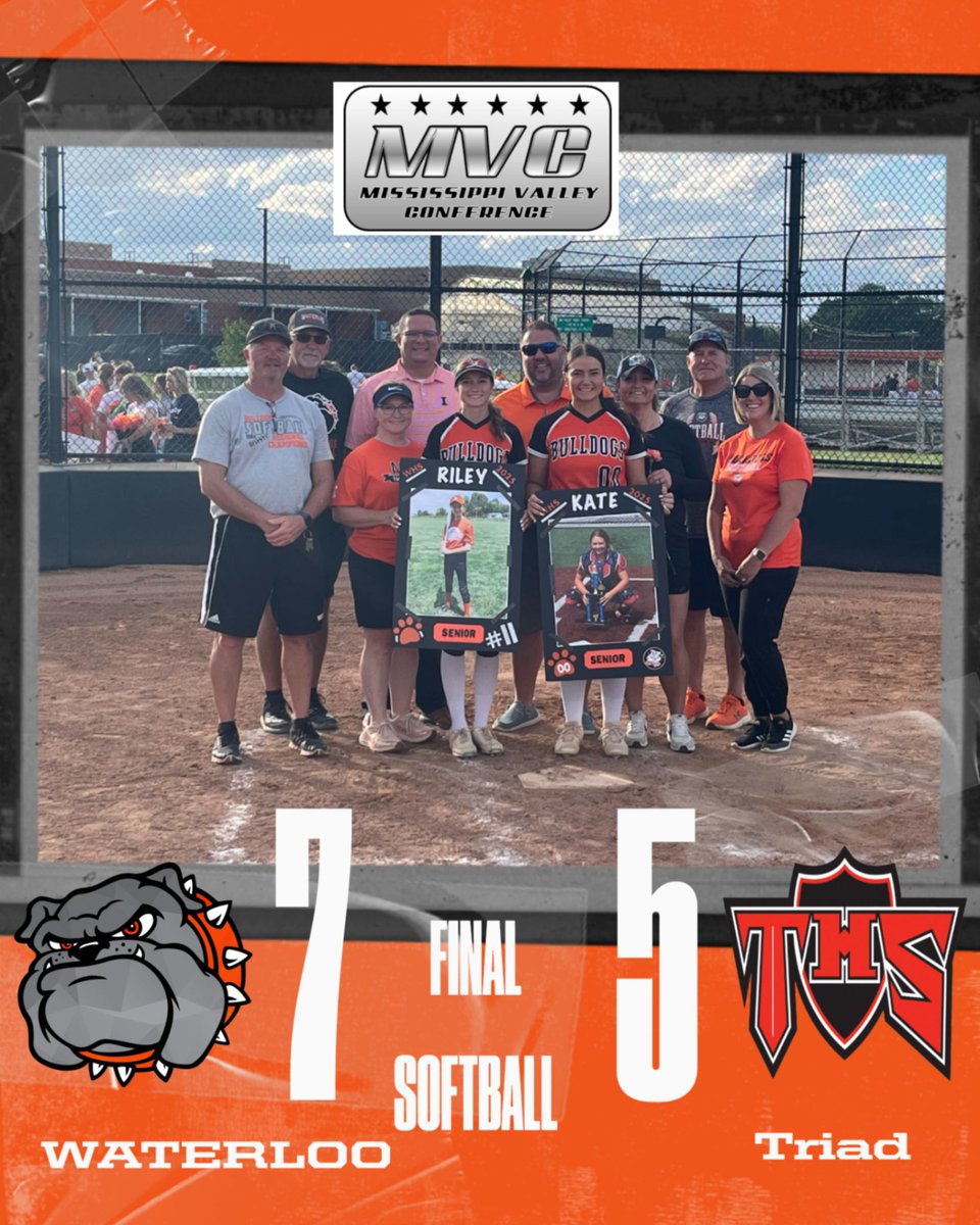 Mallory Thompson's walk-off HR in the bottom of the 8th leads the Bulldogs to a comeback win on Sr Night.  WHS improves to 18-4 and 9-0 in the MVC.  
FeedTheD.A.W.G.