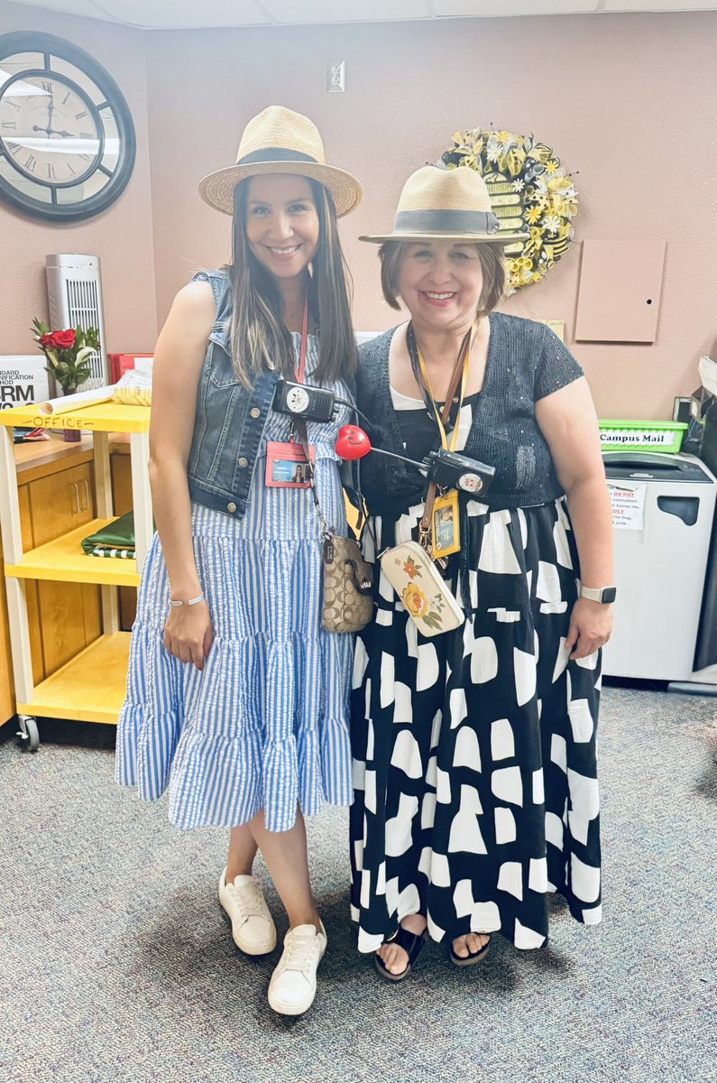 Staff took part in the fun dressing up like me as well!!!!  Fun!!! #TeamSISD #ALLIN