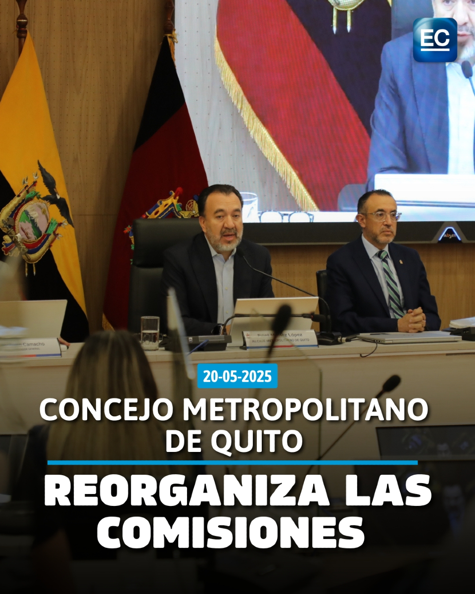 elcomerciocom's tweet image. Así quedaron las comisiones del #Concejo #Metropolitano de Quito 👇
f.mtr.cool/refzidyvie