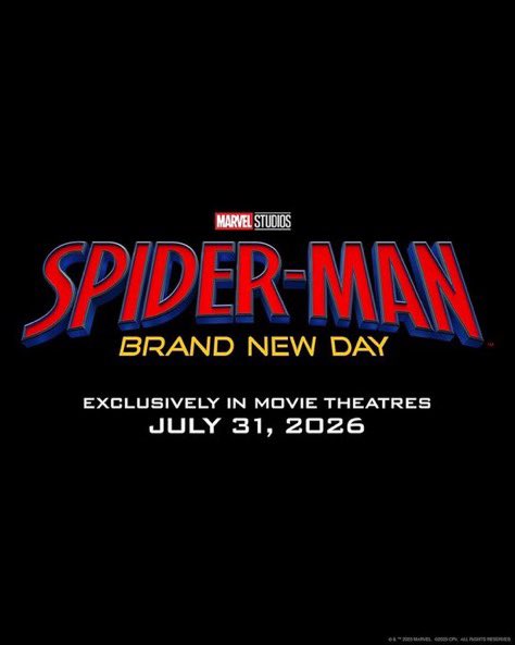 [Rumeur]

Le tournage de ‘Spider-Man: Brand New Day’ qui est prévu cet été au Royaume-Uni, se déroulerait également en Italie, au Maroc et potentiellement d’autres destinations encore inconnues…

(Via <a href="/DanielRPK/">Daniel Richtman</a>)
🎨@/carpaa2011