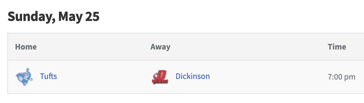 Dan Kaplan (@dkaplan46) on Twitter photo Some #d3lax news:
With conference calls in the books & all eyes shifting to Sunday night, I'm FIRED up to announce that I'll have the privilege of being a small piece of the action in a color commentary role.
5.25 | 7pm
<a href="/TuftsLacrosse/">Tufts Lacrosse</a> v. <a href="/DickinsonLax/">Dickinson Lacrosse</a>
🏆 See you in Boston! 🏆 Some #d3lax news:
With conference calls in the books & all eyes shifting to Sunday night, I'm FIRED up to announce that I'll have the privilege of being a small piece of the action in a color commentary role.
5.25 | 7pm
<a href="/TuftsLacrosse/">Tufts Lacrosse</a> v. <a href="/DickinsonLax/">Dickinson Lacrosse</a>
🏆 See you in Boston! 🏆