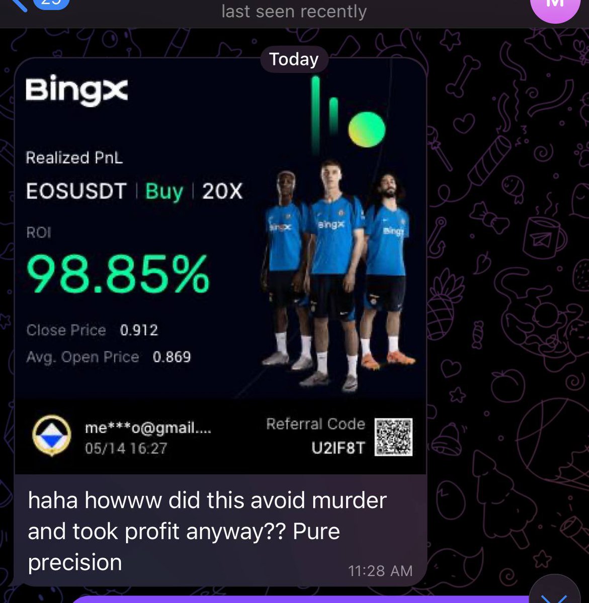KelvinC003's tweet photo. 98% profit on EOS and the entry dodged every SL like a ninja
“Pure precision” that’s what happens when structure, timing, and discipline align.
This is not luck, it’s mastery.
June Masterclass will show you how to trade like this.
#EOSUSDT #MRKMasterclass #BingX #CryptoTrading #SniperEntry #TradePrecision #CryptoProfits #LearnAndEarn