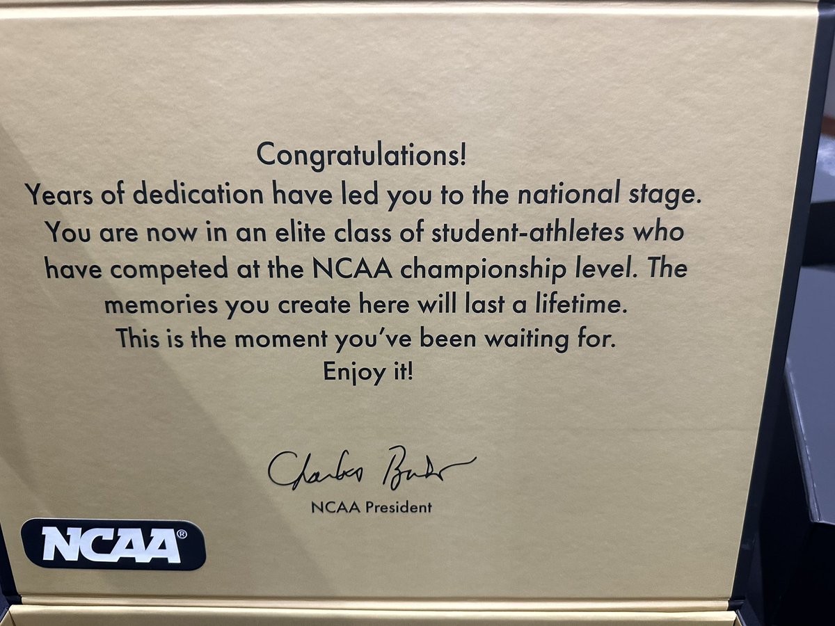 Thank you <a href="/NCAADII/">NCAA Division II</a> for the Championship Gifts!