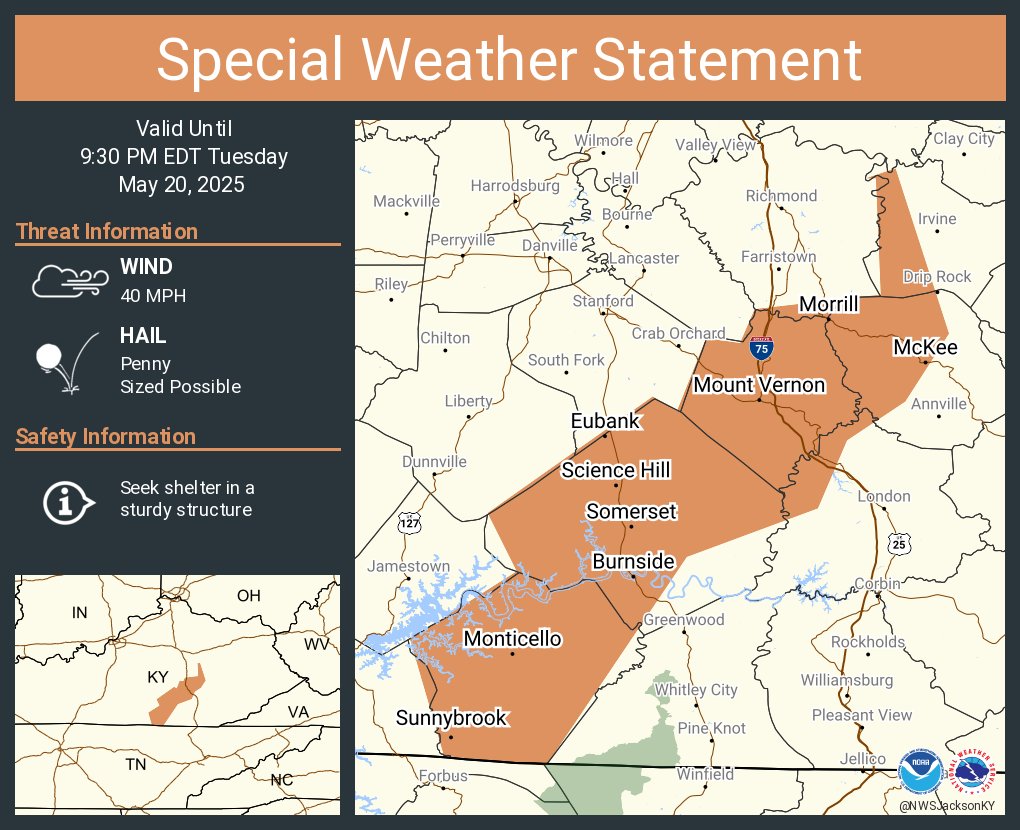 NWS Jackson KY tweet media