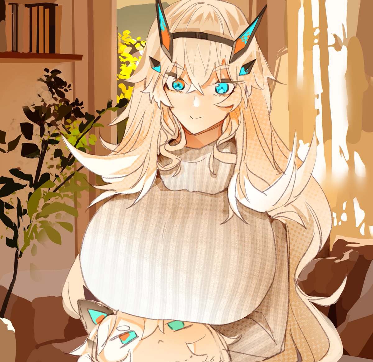 going through some rough times so I drew her to keep myself sane
anyways hope you like it :)