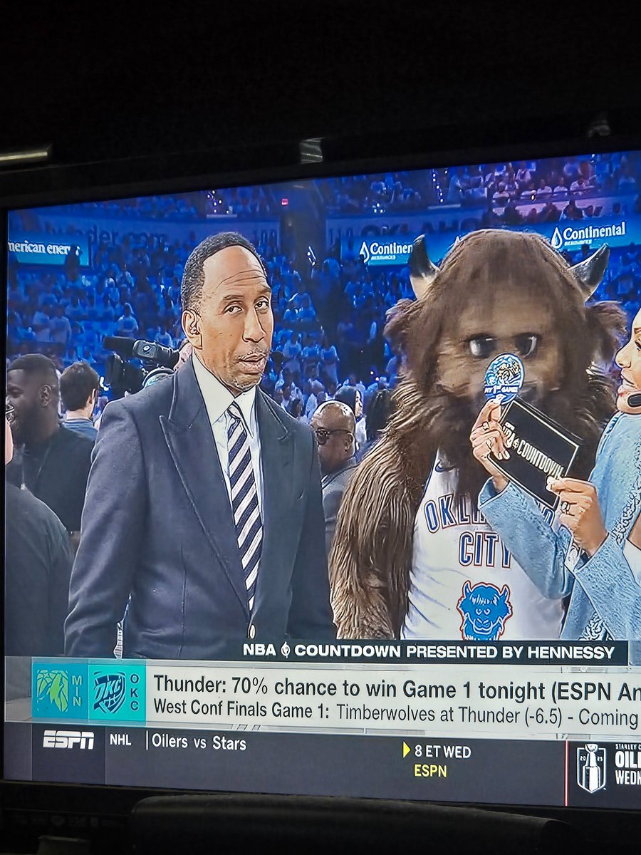 Hey <a href="/stephenasmith/">Stephen A Smith</a> what crawled up your butt?? <a href="/rumblethebison/">Rumble the Bison</a> was just being nice. Take the stick out of your butt