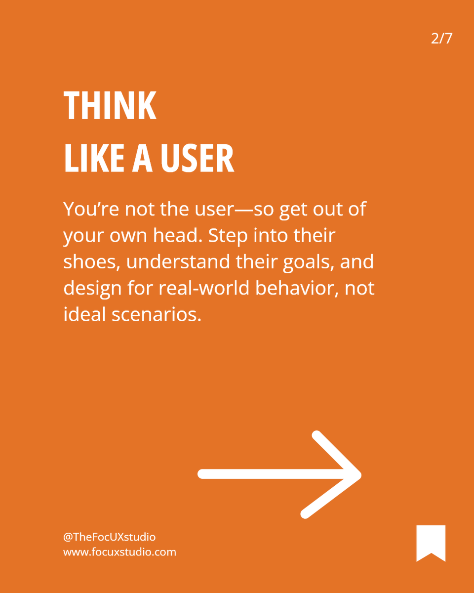 TheFocuxStudio's tweet photo. 5 UX habits that build better products!

#TipsTuesdays, #UXHabits, #UXTips, #UserExperienceDesign, #ProductDesign, #BetterProducts, #Design Thinking, #FocUXStudio , #UXBestPractices, #BuildBetter https://t.co/vbyyOie7Oq